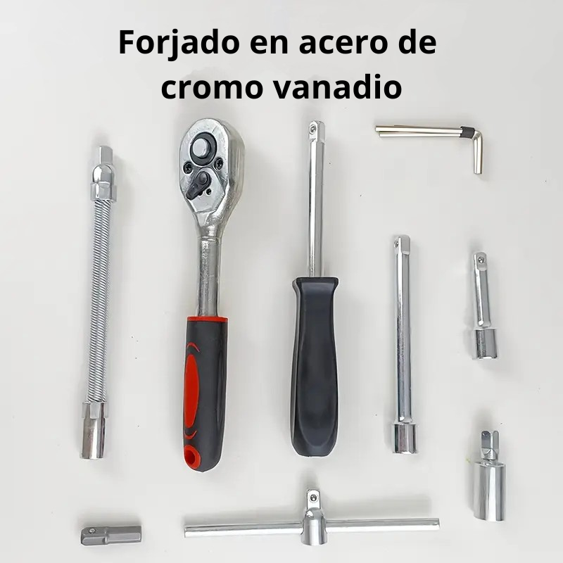 Set de herramienta de 46 piezas de 1/4