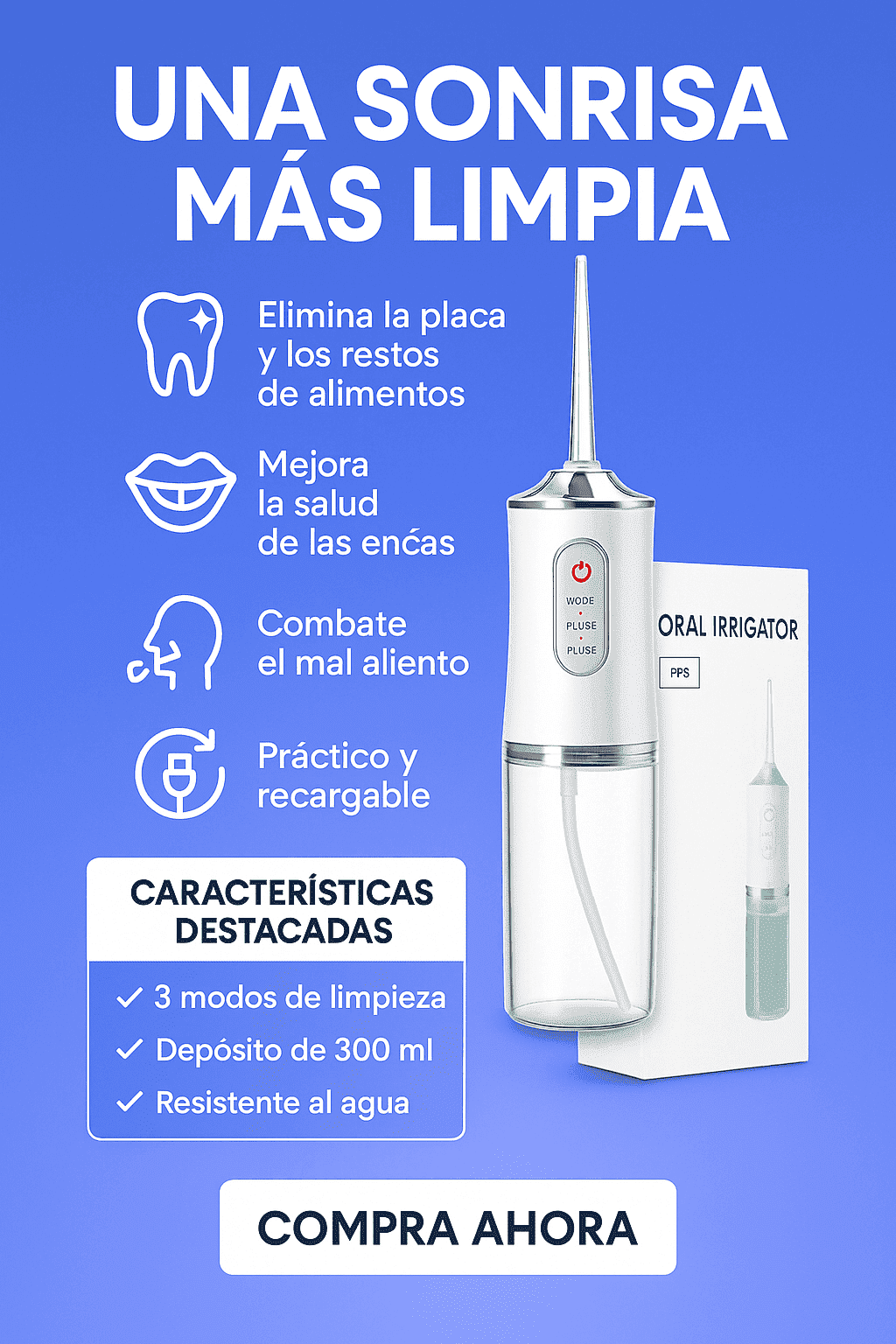 IrrigaClean irrigador dental