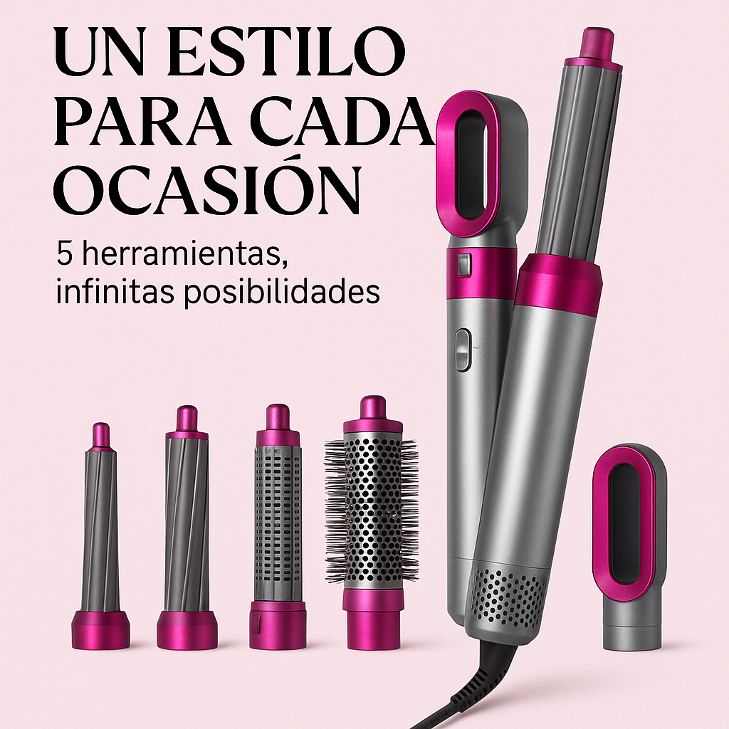 Cepillo con 5 funciones en 1