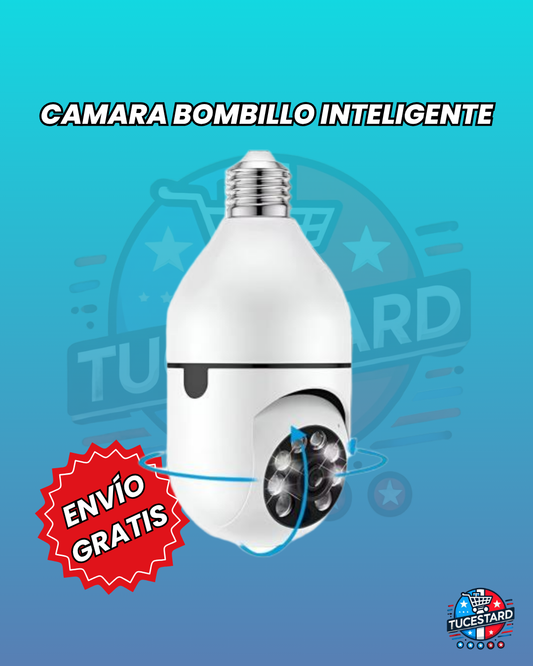 Cámara de seguridad tipo bombillo inteligente