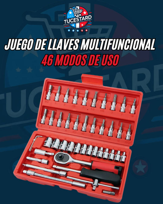 Set de herramienta de 46 piezas de 1/4