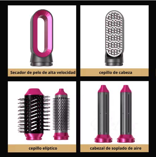 Cepillo con 5 funciones en 1